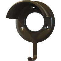Porta redini rivestito in plastica Choco Marrone Porta redini rivestito in plastica Choco Marrone