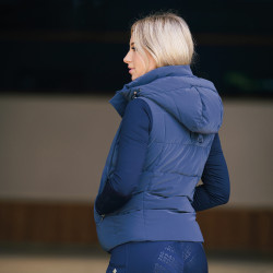 Gilet Imperial Riding Beau donna Marina Blu marino