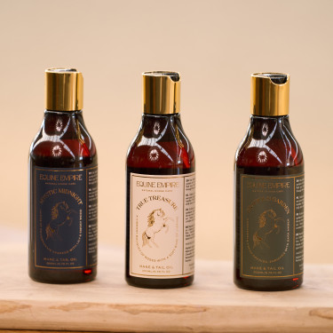 Olio Equine Empire per coda e criniera Imperial Riding Melagrana Rosso