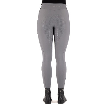 Leggings da equitazione HV Polo Estrella FullGrip donna Grigio zinco