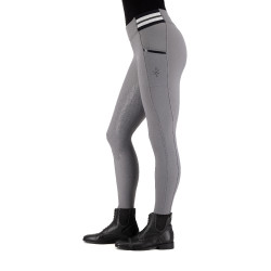 Leggings da equitazione HV Polo Estrella FullGrip donna Grigio zinco