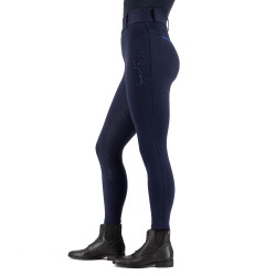 Leggings da equitazione Imperial Riding Comfi Sparks invernali FullGrip donna Zaffiro Blu