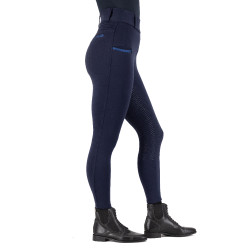 Leggings da equitazione Imperial Riding Comfi Sparks invernali FullGrip donna Zaffiro Blu