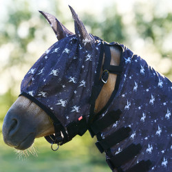 Maschera antimosche Imperial Riding Carly UV Polvere di fata grigia AOP Motivi