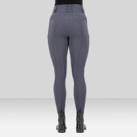 Pantaloni da equitazione Euro-Star Aurelia Connect con grip al ginocchio da donna Magnete Grigio
