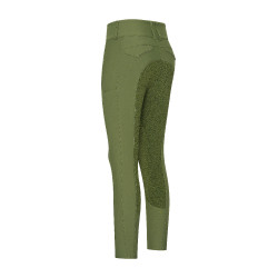 Pantaloni da equitazione Euro-Star Aurelia Therma Connect Full Grip donna Oliva Verde