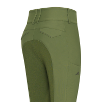 Pantaloni da equitazione Euro-Star Aurelia Therma Connect Full Grip donna Oliva Verde