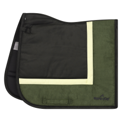 Sottosella Euro-Star Simi Leath Striped dressage Oliva Verde