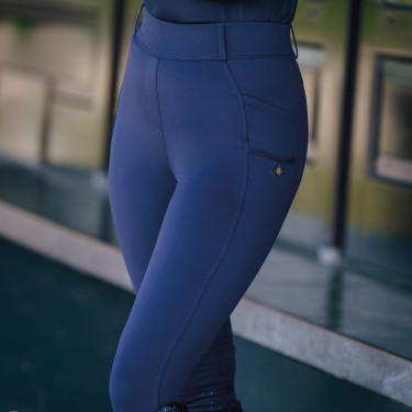 Leggings da equitazione Imperial Riding Tamara FullGrip donna Zaffiro Blu Leggings da equitazione Imperial Riding Tamara FullGrip donna Zaffiro Blu
