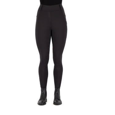 Leggings da equitazione Imperial Riding Tamara FullGrip donna Nero