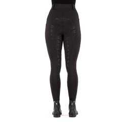 Leggings da equitazione Imperial Riding Tamara FullGrip donna Nero