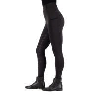 Leggings da equitazione Imperial Riding Tamara FullGrip donna Nero
