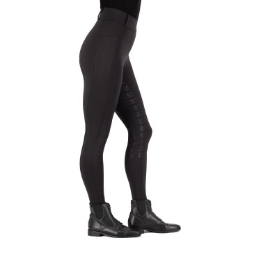 Leggings da equitazione Imperial Riding Tamara FullGrip donna Nero