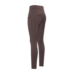Leggings da equitazione Imperial Riding Tamara FullGrip donna Marmo Grigio