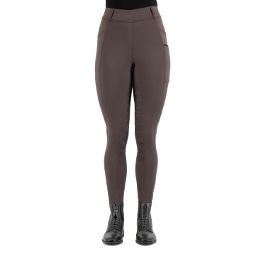 Leggings da equitazione Imperial Riding Tamara FullGrip donna Marmo Grigio