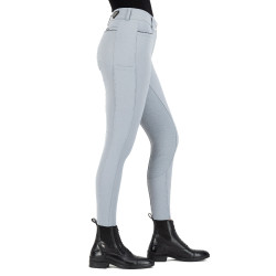 Pantaloni da equitazione Euro-Star Arielle Connect FullGrip donna Nuvola Bianco