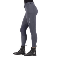 Pantaloni da equitazione Euro-Star Arielle Connect grip ginocchia donna Grigio mélange