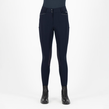 Pantaloni da equitazione Euro-Star Arielle Connect grip ginocchia donna Notte Blu