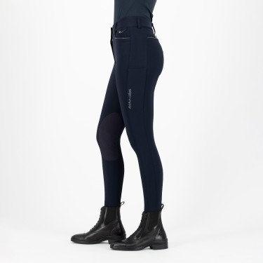 Pantaloni da equitazione Euro-Star Arielle Connect grip ginocchia donna Notte Blu