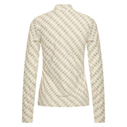 Polo anti-UV HV Polo Manja donna Cachemire Bianco