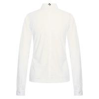 Polo da concorso in mesh Imperial Riding Grandprix a maniche lunghe da donna Bianco Polo da concorso in mesh Imperial Riding Grandprix a maniche lunghe da donna Bianco