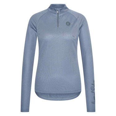 Polo a maniche lunghe Imperial Riding Parla donna Pietra di luna Arancione