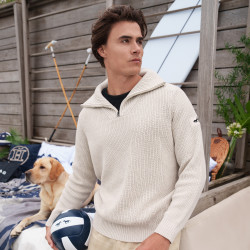 Pullover HV Polo Milan uomo Cachemire Bianco