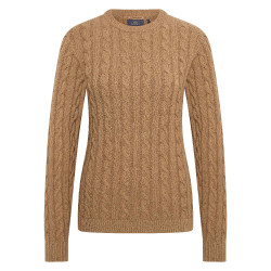 Pullover HV Polo Tally donna Paglia Marrone