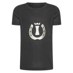 T-shirt a maniche corte Imperial Riding Hally bambino Nero