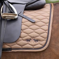 Sottosella da dressage HV Polo Joan Paglia Marrone