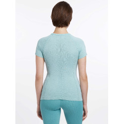 T-shirt a maniche corte LeMieux senza cuciture Britney Acqua