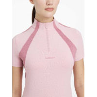 Base Layer a maniche corte Maria LeMieux Fioritura Rosa