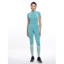 Base Layer a maniche corte Maria LeMieux Laguna Blu