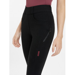 Leggings da equitazione Amy LeMieux donna Nero
