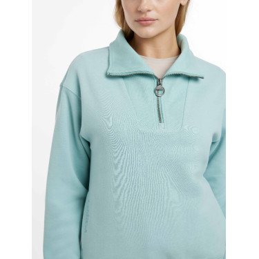 Maglione LeMieux con collo a quarto zip Keira donna Acqua Maglione LeMieux con collo a quarto zip Keira donna Acqua