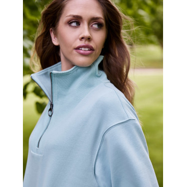 Maglione LeMieux con collo a quarto zip Keira donna Acqua Maglione LeMieux con collo a quarto zip Keira donna Acqua