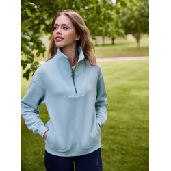 Maglione LeMieux con collo a quarto zip Keira donna Acqua Maglione LeMieux con collo a quarto zip Keira donna Acqua