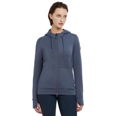 Felpa con cappuccio e zip da donna LeMieux Tabi Tech