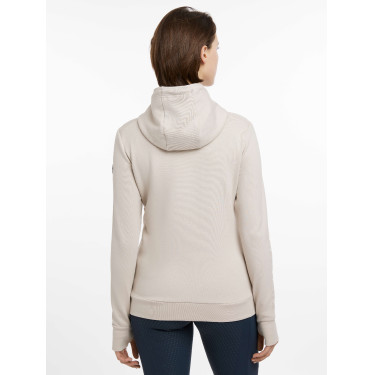 Felpa con cappuccio e zip da donna LeMieux Tabi Tech Pietra Felpa con cappuccio e zip da donna LeMieux Tabi Tech Pietra