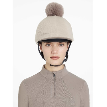 Cuffia in mesh Maria LeMieux Mandorla Beige