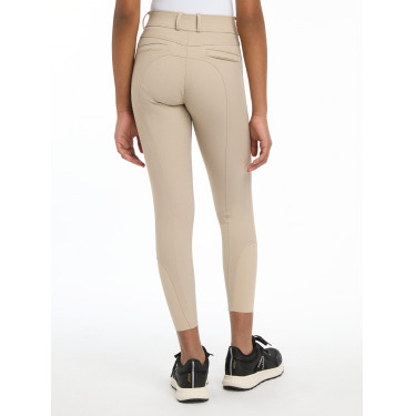 Pantaloni LeMieux fondo in silicone Izzy Young Rider Mandorla Beige