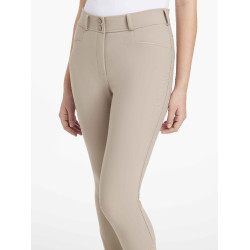 Pantaloni LeMieux grip ginocchia Isabelle donna Mandorla Beige