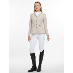 Giacca da concorso LeMieux Mesh Jessica Pietra Grigio