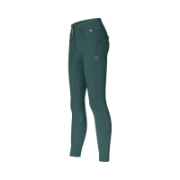 Pantalón Kingsland KLKimi de asiento completo, de cintura media, para mujer con morfología en A Maggiolino verde di giugno