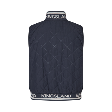 Gilet da equitazione da donna senza maniche imbottito Kingsland KLNoelle Marina Blu marino