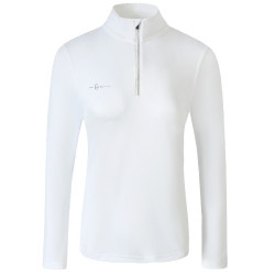 Maglietta Polo Active da donna Covalliero Bianco