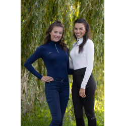 Maglietta Polo Active da donna Covalliero Bianco