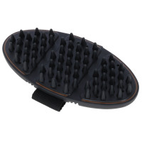 Curry comb Covalliero con denti Flex 2K Marrone / nero