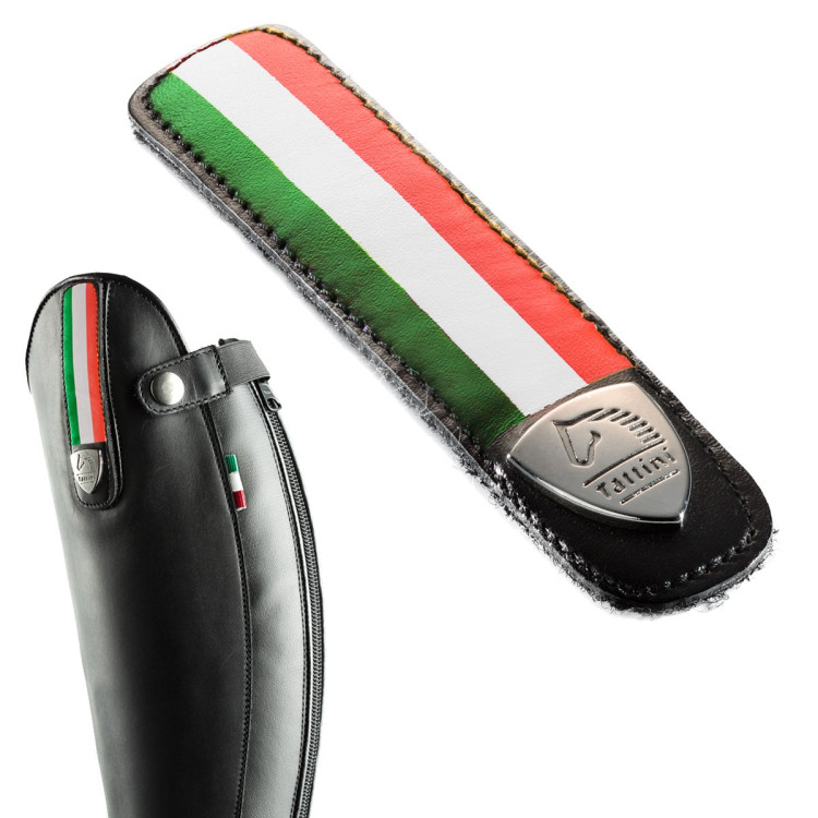 Bracciali intercambiabili in pelle con bandiera italiana