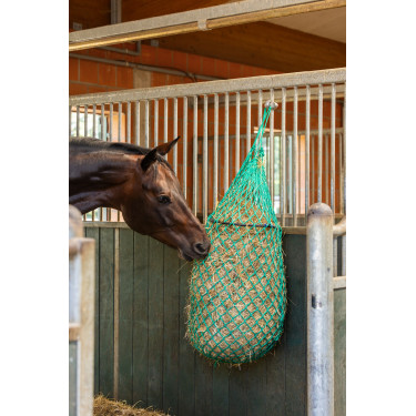 Rete per fieno Kerbl con anello Verde Rete per fieno Kerbl con anello Verde